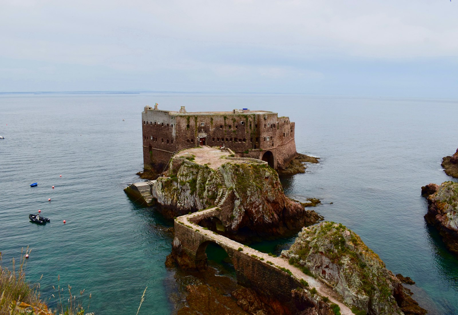 The fortress of Peniche on the Silver Coast of Portugal