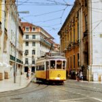 Lisbon tram on a historic street — Portuguese bureaucracy and NIF process