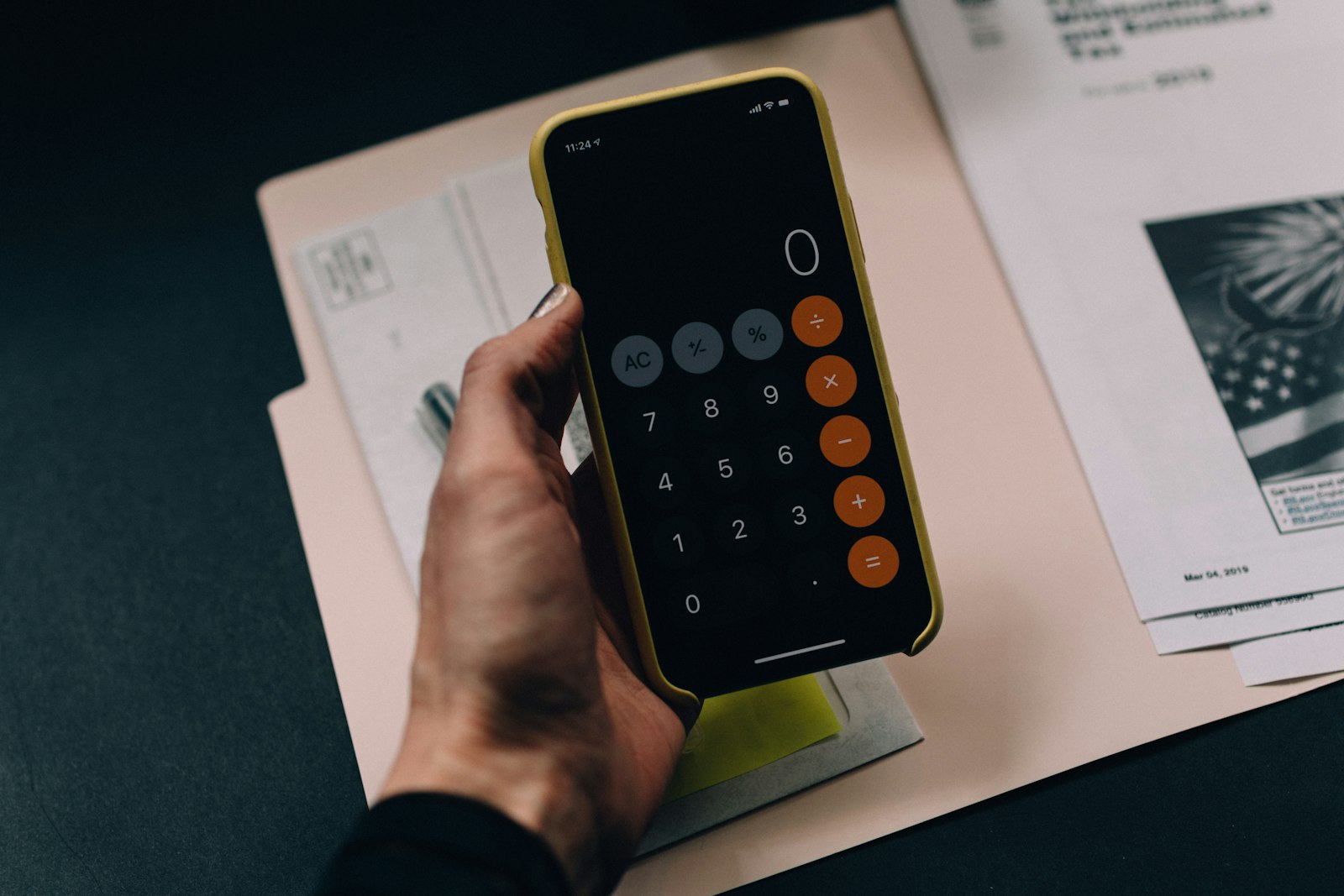 Passport and documents on a desk — preparing a NIF application for Portugal