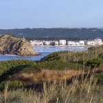 The sheltered bay of São Martinho do Porto, one of the best Silver Coast towns for families with young children